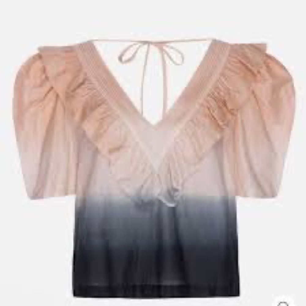 St Roche Sabine Top in Pink/Grey NWT - Picture 3 of 7